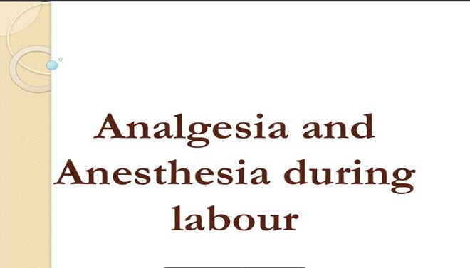 Labour Analgesia Anesthesia