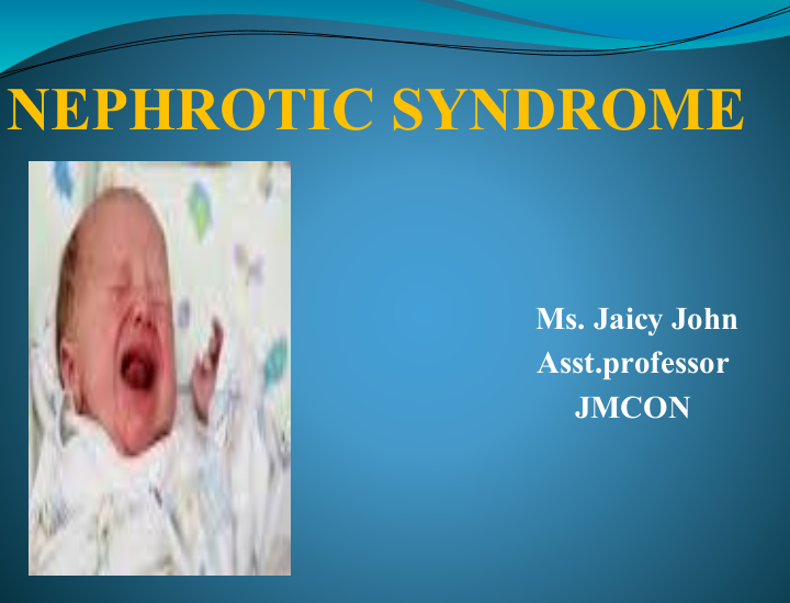 Nephrotic Syndrome